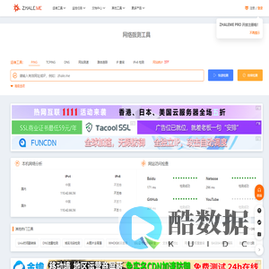 炸了么 - 在线ping_在线tcping_IP查询_网站测速_DNS查询_路由追踪_IPv6检测